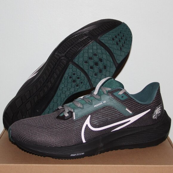 Nike Air Zoom Pegasus 40 Philadelphia Eagles Running Mens 4.5 8.5 9 10 - Picture 1 of 7